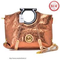 michael kors berkley logo groot bronzen clutches Style Betaalbare dys48884